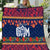 Personalised Guam Christmas Quilt Felis Pusgua Santa Beach Polynesian Pattern LT9 Blue - Polynesian Pride