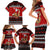 Personalised New Zealand Christmas Family Matching Short Sleeve Bodycon Dress and Hawaiian Shirt Kiwi Santa Claus Maori Meri Kirihimete LT9 - Polynesian Pride