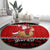 Personalised New Zealand Christmas Round Carpet Kiwi Santa Claus Maori Meri Kirihimete LT9 - Polynesian Pride