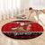 Personalised New Zealand Christmas Round Carpet Kiwi Santa Claus Maori Meri Kirihimete LT9 - Polynesian Pride