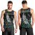 Personalised New Zealand Christmas Men Tank Top Maori Fern Manaia Meri Kirihimete with Papaua Shell LT9 - Polynesian Pride