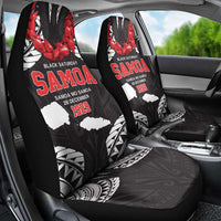 Samoa Black Saturday Car Seat Cover Samoa mo Samoa with Black Ula Fala LT9 - Polynesian Pride