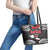 Samoa Black Saturday Leather Tote Bag Samoa mo Samoa with Black Ula Fala