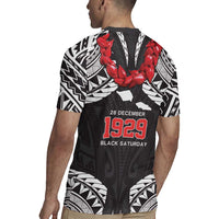 Samoa Black Saturday Rugby Jersey Samoa mo Samoa with Black Ula Fala LT9 - Polynesian Pride