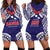 Samoa Black Saturday Hoodie Dress Samoa mo Samoa with Blue Ula Fala