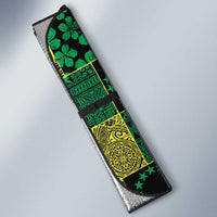 Cook Islands Mere Kiritimiti Auto Sun Shade Pacific Patchwork Xmas Vibes LT9 - Polynesian Pride