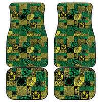 Cook Islands Mere Kiritimiti Car Mats Pacific Patchwork Xmas Vibes LT9 - Polynesian Pride