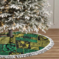 Cook Islands Mere Kiritimiti Tree Skirt Pacific Patchwork Xmas Vibes LT9 - Polynesian Pride