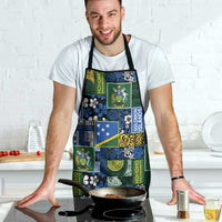 Solomon Islands Meri Kirihimete Apron Pacific Patchwork Xmas Vibes LT9 - Polynesian Pride