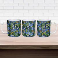 Solomon Islands Meri Kirihimete Ceramic Mug Pacific Patchwork Xmas Vibes LT9 - Polynesian Pride
