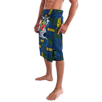 Solomon Islands Meri Kirihimete Lavalava Funny Santa Riding Shark LT9 - Polynesian Pride