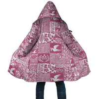 Pink Tonga Kilisimasi Fiefia Cloak Pacific Patchwork Xmas Vibes LT9 Unisex Pink - Polynesian Pride