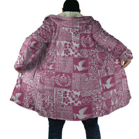 Pink Tonga Kilisimasi Fiefia Cloak Pacific Patchwork Xmas Vibes LT9 - Polynesian Pride