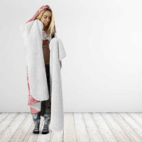 Red Tonga Kilisimasi Fiefia Hooded Blanket Pacific Patchwork Xmas Vibes LT9 - Polynesian Pride