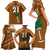 Custom Hawaii Honolulu Bowl Family Matching Short Sleeve Bodycon Dress and Hawaiian Shirt With Kakau Tribal Pattern LT9 - Polynesian Pride