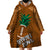 Custom Hawaii Honolulu Bowl Wearable Blanket Hoodie With Kakau Tribal Pattern LT9 - Polynesian Pride