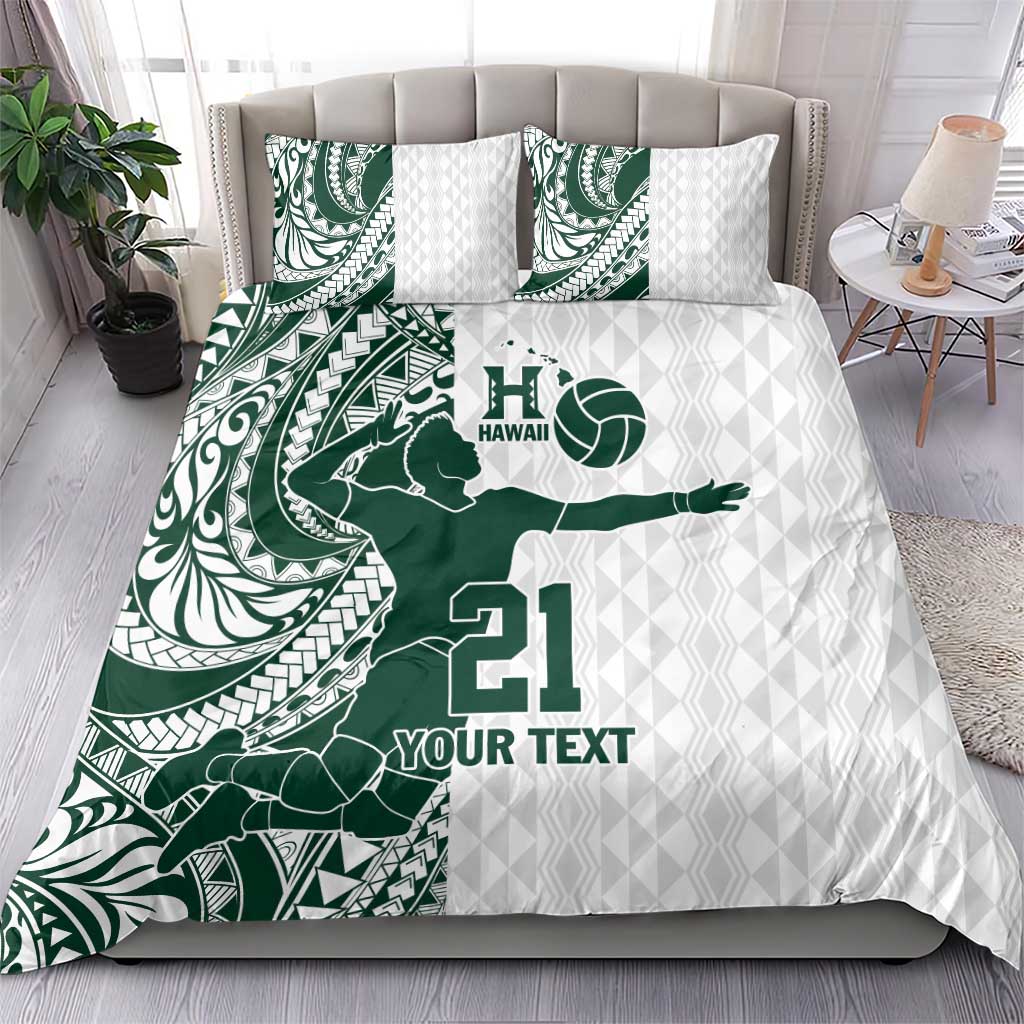 Polynesian Hawaii Volleyball Custom Bedding Set Kakau with Sport Style LT9 - Polynesian Pride