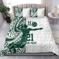 Polynesian Hawaii Volleyball Custom Bedding Set Kakau with Sport Style LT9 - Polynesian Pride
