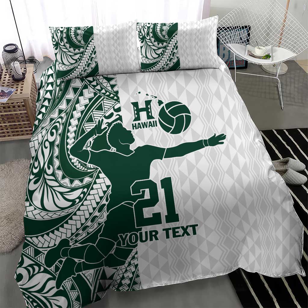 Polynesian Hawaii Volleyball Custom Bedding Set Kakau with Sport Style LT9 - Polynesian Pride