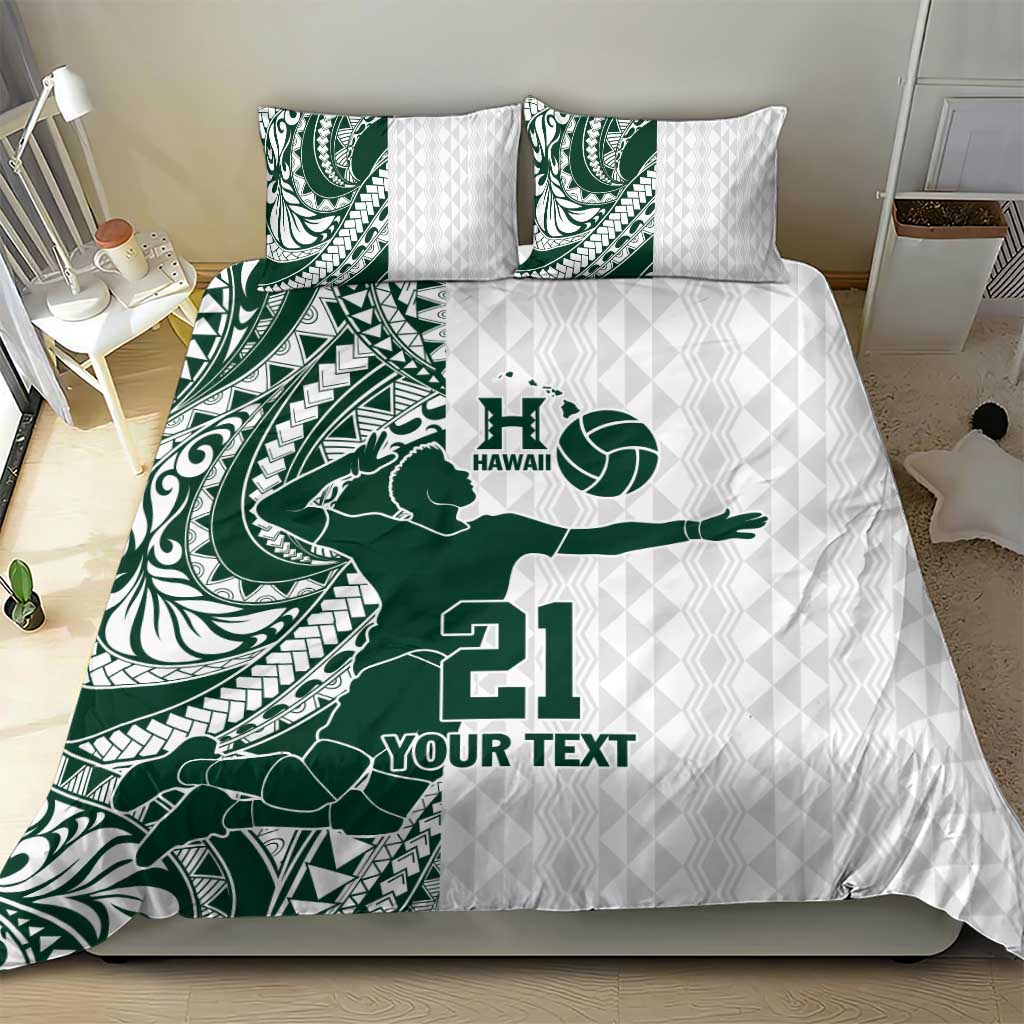 Polynesian Hawaii Volleyball Custom Bedding Set Kakau with Sport Style LT9 - Polynesian Pride