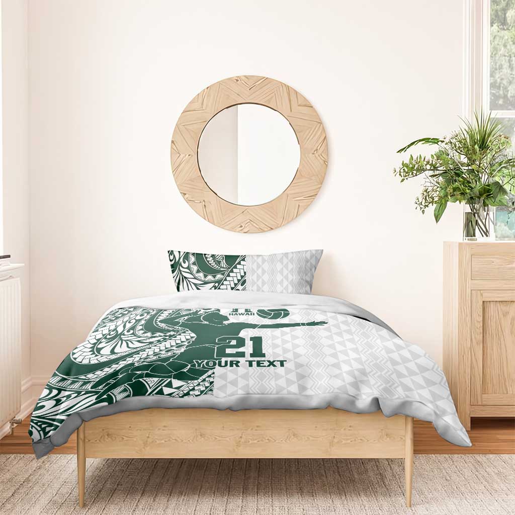Polynesian Hawaii Volleyball Custom Bedding Set Kakau with Sport Style LT9 - Polynesian Pride