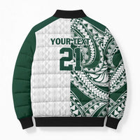 Polynesian Hawaii Volleyball Custom Bomber Puffer Jacket Kakau with Sport Style LT9 - Polynesian Pride