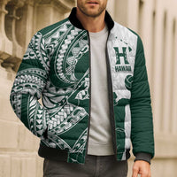 Polynesian Hawaii Volleyball Custom Bomber Puffer Jacket Kakau with Sport Style LT9 - Polynesian Pride