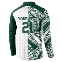 Polynesian Hawaii Volleyball Custom Button Sweatshirt Kakau with Sport Style LT9 - Polynesian Pride