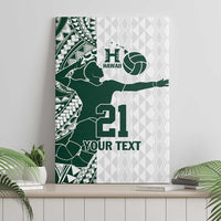 Polynesian Hawaii Volleyball Custom Canvas Wall Art Kakau with Sport Style LT9 - Polynesian Pride
