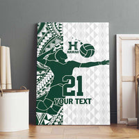 Polynesian Hawaii Volleyball Custom Canvas Wall Art Kakau with Sport Style LT9 - Polynesian Pride