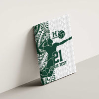 Polynesian Hawaii Volleyball Custom Canvas Wall Art Kakau with Sport Style LT9 - Polynesian Pride