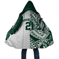 Polynesian Hawaii Volleyball Custom Cloak Kakau with Sport Style LT9 Unisex White - Polynesian Pride