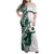 Polynesian Hawaii Volleyball Custom Family Matching Off Shoulder Maxi Dress and Hawaiian Shirt Kakau with Sport Style