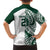 Polynesian Hawaii Volleyball Custom Family Matching Off Shoulder Short Dress and Hawaiian Shirt Kakau with Sport Style