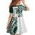 Polynesian Hawaii Volleyball Custom Family Matching Off Shoulder Short Dress and Hawaiian Shirt Kakau with Sport Style