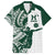 Polynesian Hawaii Volleyball Custom Family Matching Off Shoulder Short Dress and Hawaiian Shirt Kakau with Sport Style