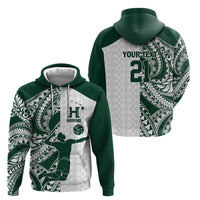 Polynesian Hawaii Volleyball Custom Hoodie Kakau with Sport Style LT9 - Polynesian Pride