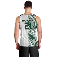 Polynesian Hawaii Volleyball Custom Men Tank Top Kakau with Sport Style LT9 - Polynesian Pride