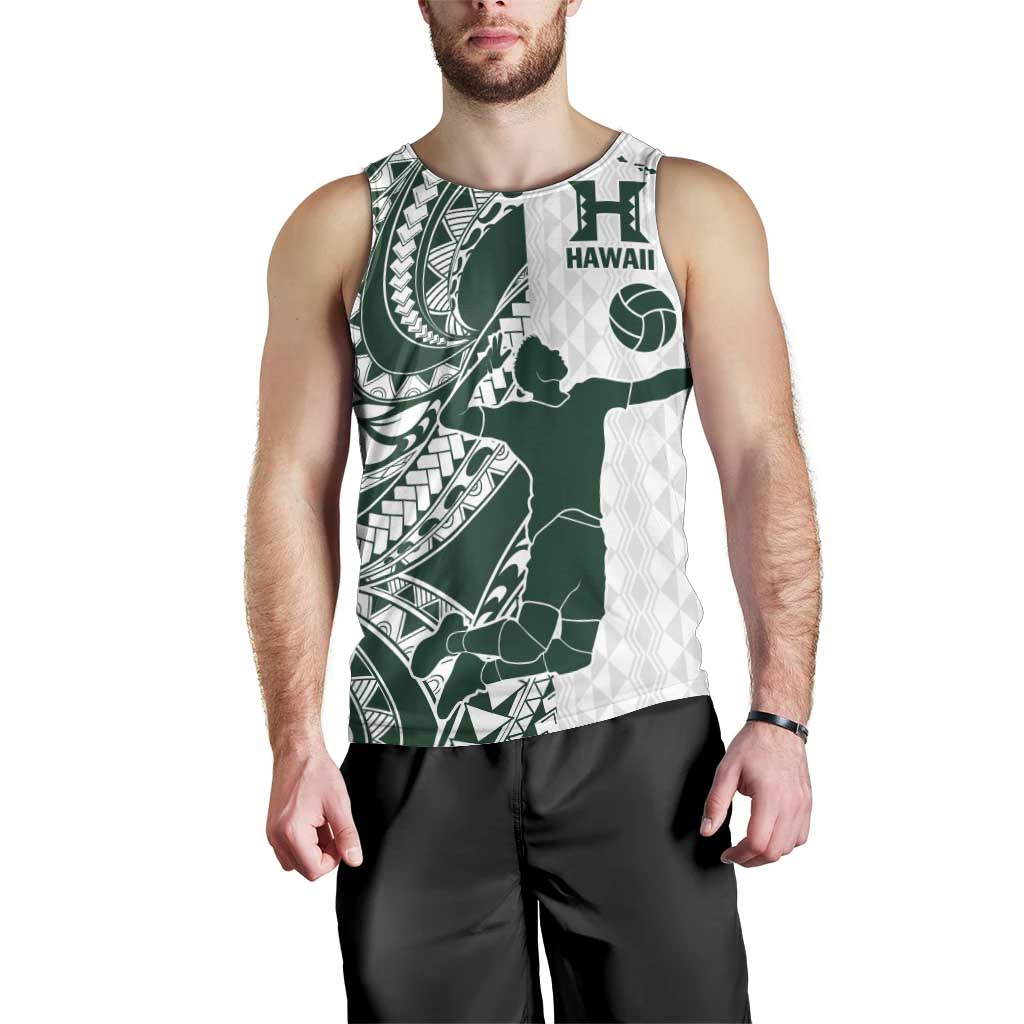 Polynesian Hawaii Volleyball Custom Men Tank Top Kakau with Sport Style LT9 - Polynesian Pride