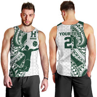 Polynesian Hawaii Volleyball Custom Men Tank Top Kakau with Sport Style LT9 - Polynesian Pride
