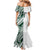 Polynesian Hawaii Volleyball Custom Mermaid Dress Kakau with Sport Style