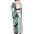 Polynesian Hawaii Volleyball Custom Off Shoulder Maxi Dress Kakau with Sport Style