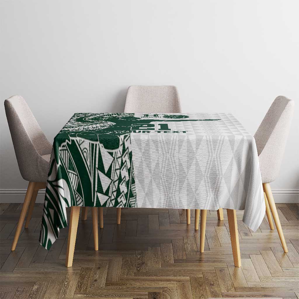 Polynesian Hawaii Volleyball Custom Tablecloth Kakau with Sport Style LT9 - Polynesian Pride