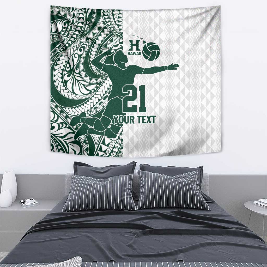 Polynesian Hawaii Volleyball Custom Tapestry Kakau with Sport Style LT9 - Polynesian Pride