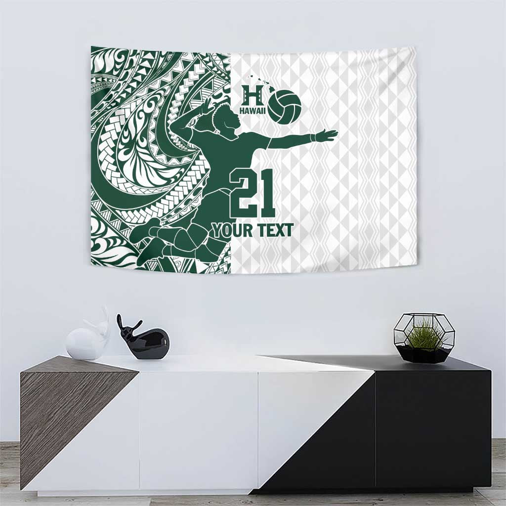 Polynesian Hawaii Volleyball Custom Tapestry Kakau with Sport Style LT9 - Polynesian Pride