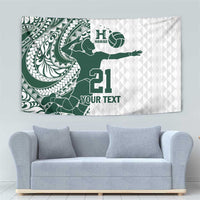 Polynesian Hawaii Volleyball Custom Tapestry Kakau with Sport Style LT9 - Polynesian Pride