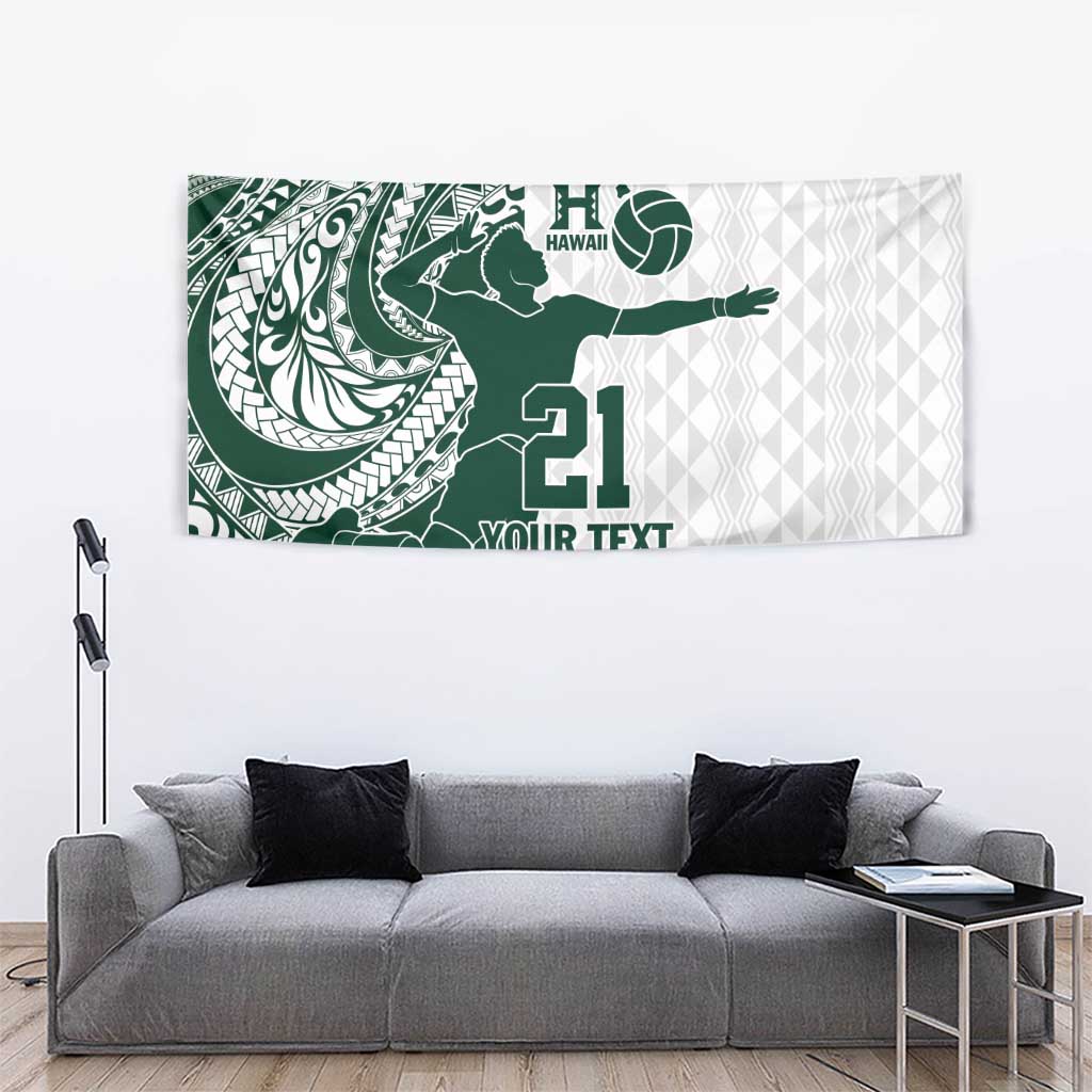 Polynesian Hawaii Volleyball Custom Tapestry Kakau with Sport Style LT9 - Polynesian Pride