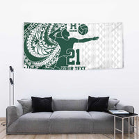 Polynesian Hawaii Volleyball Custom Tapestry Kakau with Sport Style LT9 - Polynesian Pride