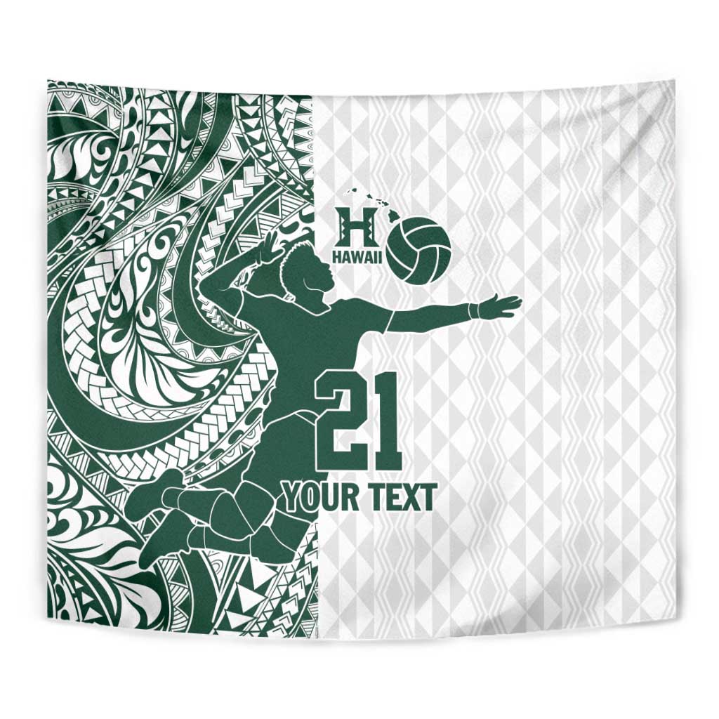 Polynesian Hawaii Volleyball Custom Tapestry Kakau with Sport Style LT9 - Polynesian Pride