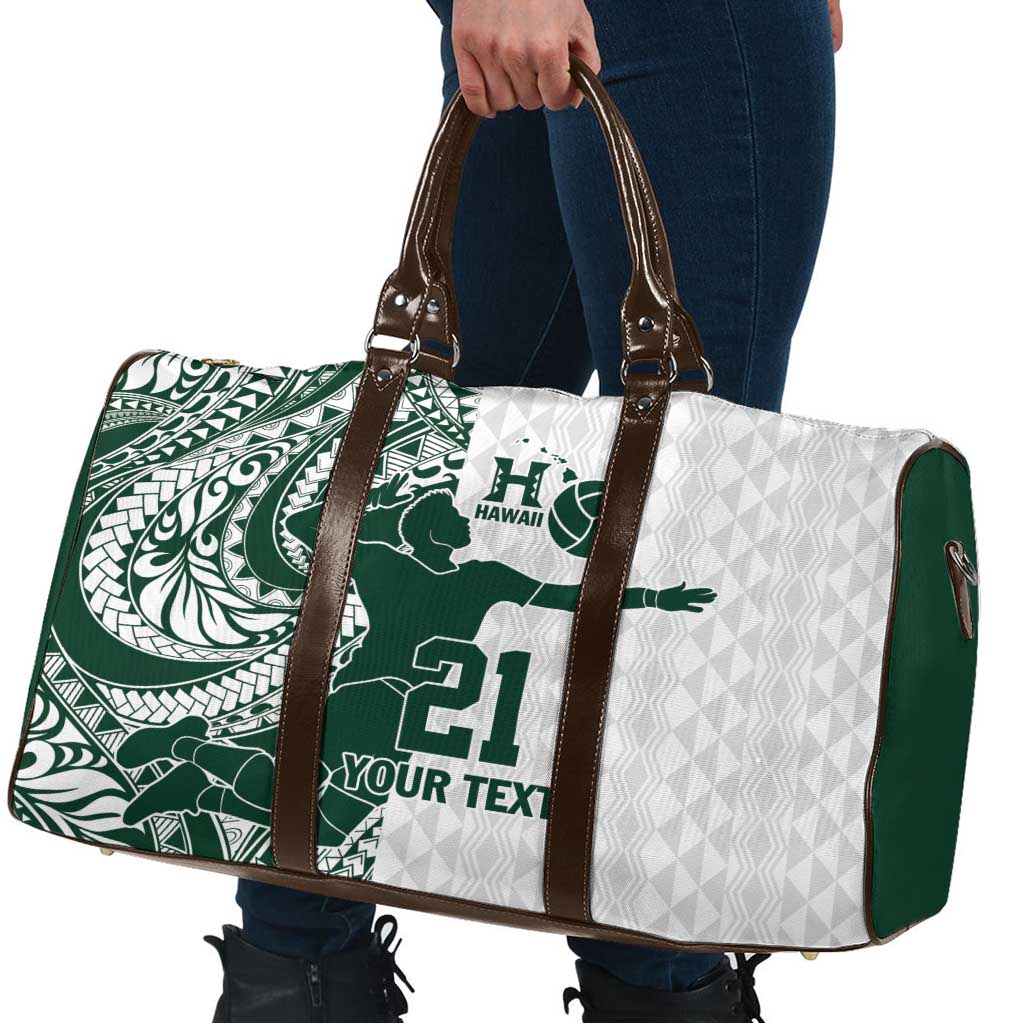 Polynesian Hawaii Volleyball Custom Travel Bag Kakau with Sport Style LT9 - Polynesian Pride